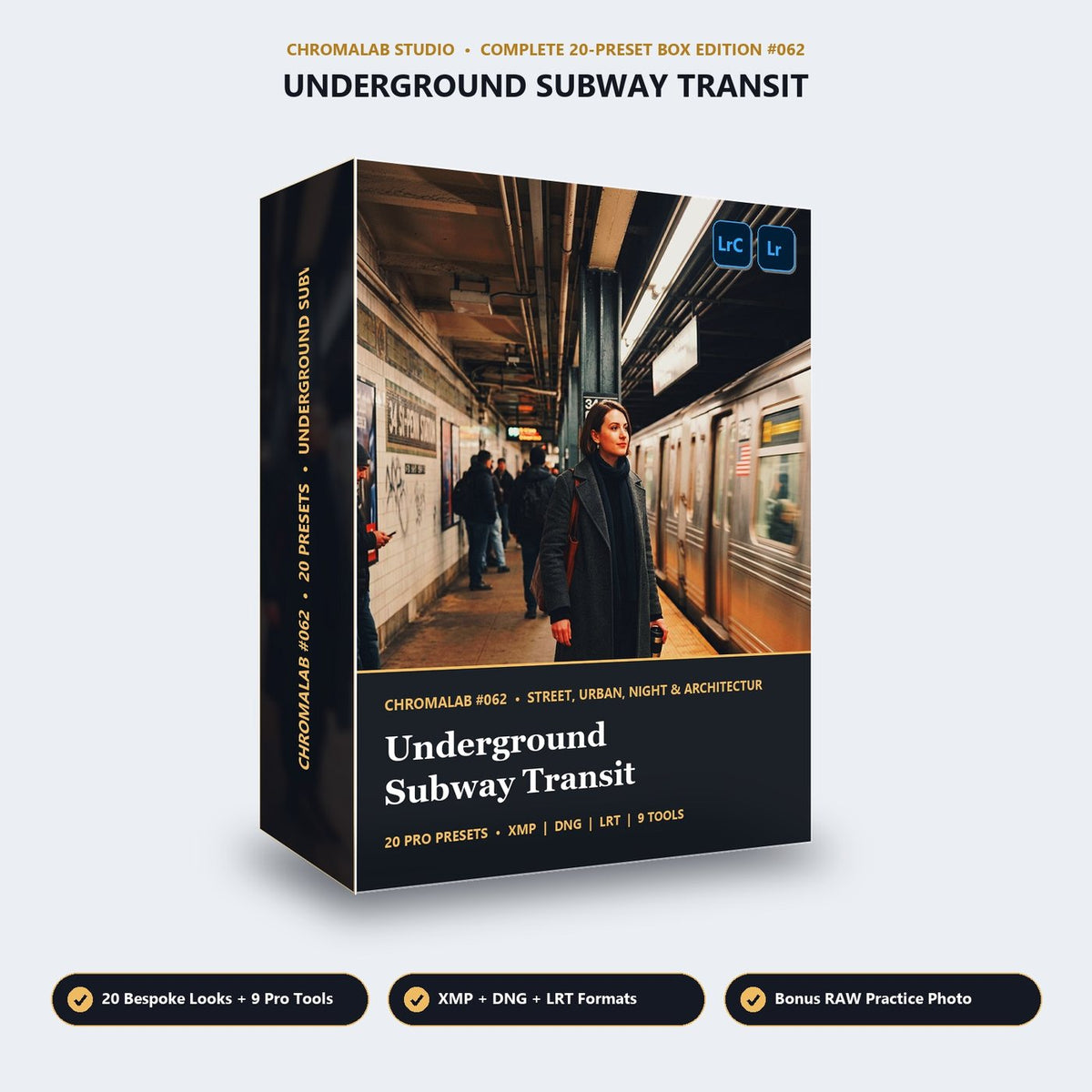 Underground Subway Transit - 3D Software Box