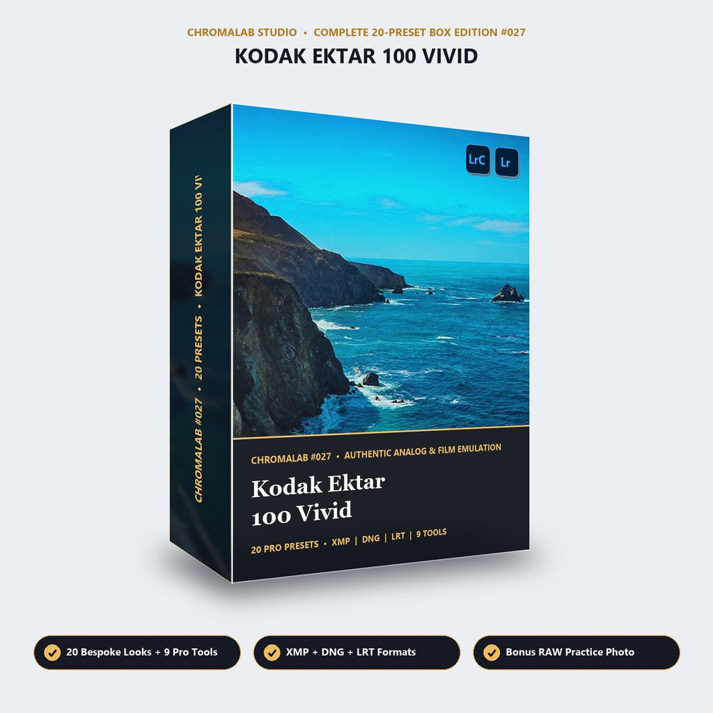Kodak Ektar 100 Vivid - 3D Software Box