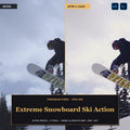 Extreme Snowboard Ski Action — 20 Lightroom Presets (Mobile & Desktop) - Cover