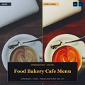 Food Bakery Cafe Menu — 20 Lightroom Presets (Mobile & Desktop) - Cover
