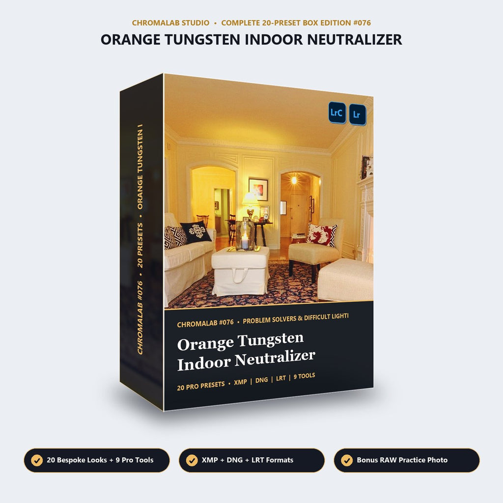 Orange Tungsten Indoor Neutralizer - 3D Software Box