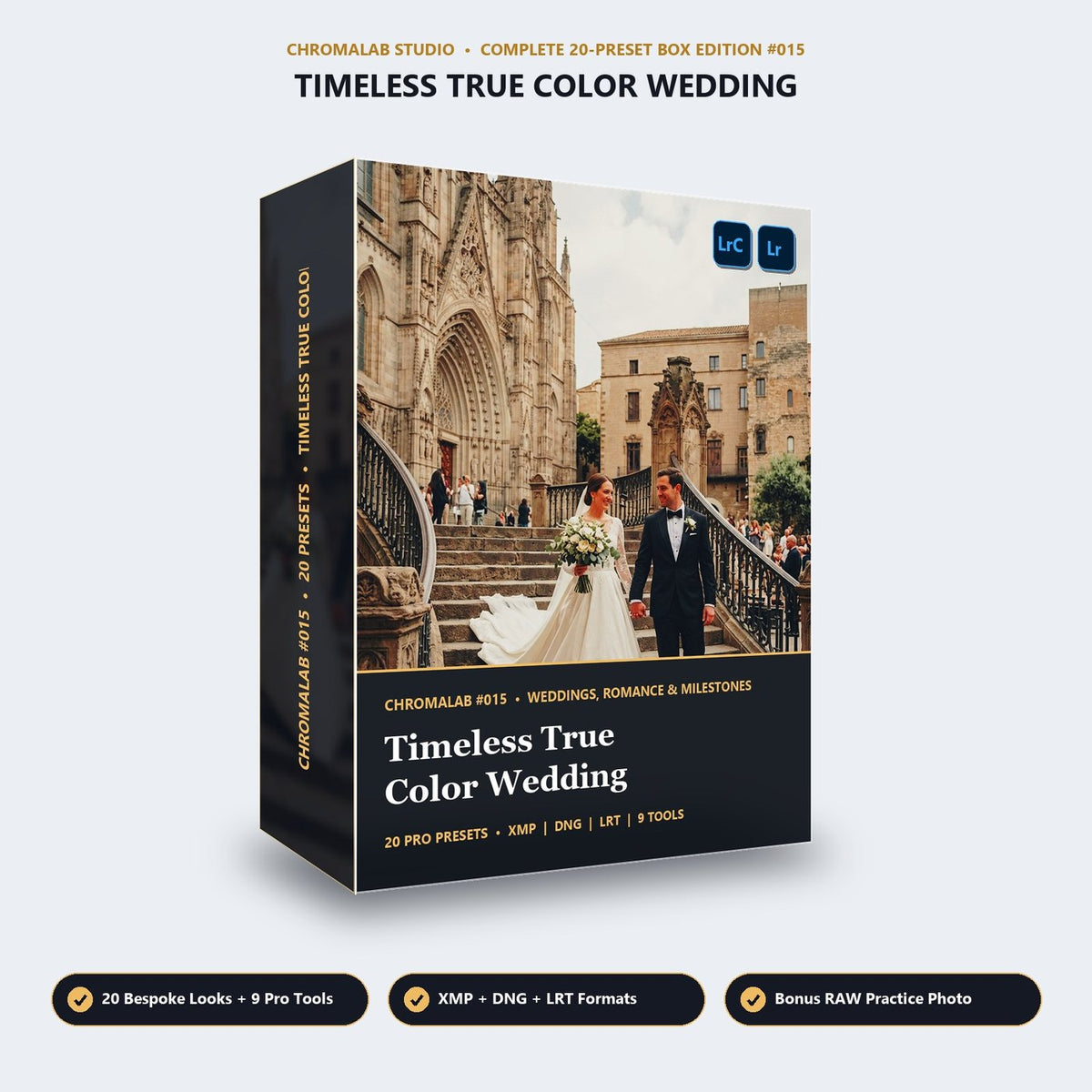 Timeless True Color Wedding - 3D Software Box