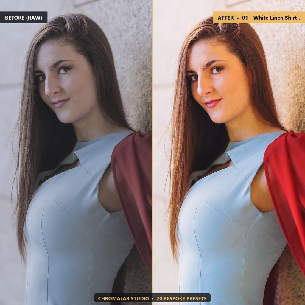 Clean Girl Minimalist Dewy - Before & After Split