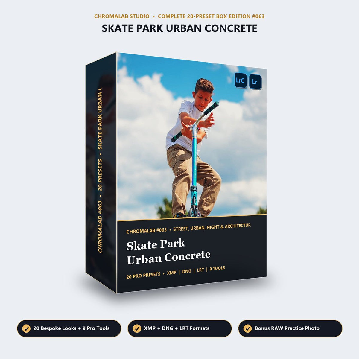 Skate Park Urban Concrete - 3D Software Box