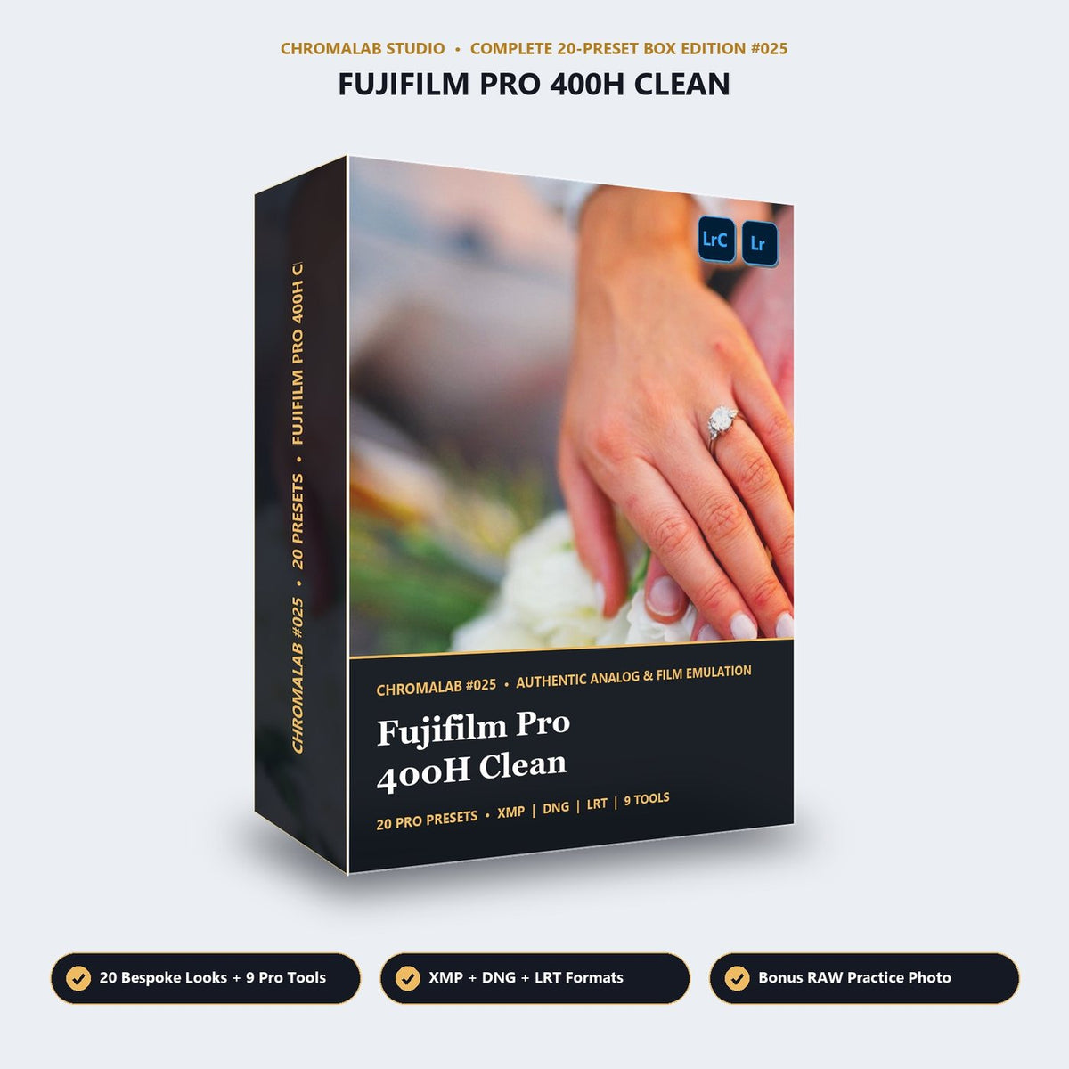 Fujifilm Pro 400H Clean - 3D Software Box