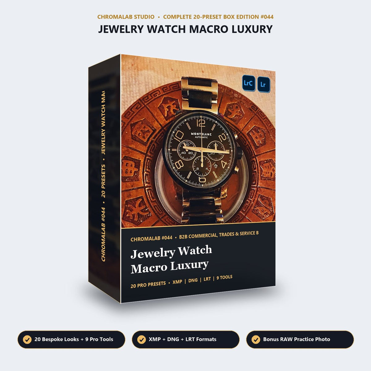 Jewelry Watch Macro Luxury - 3D Software Box