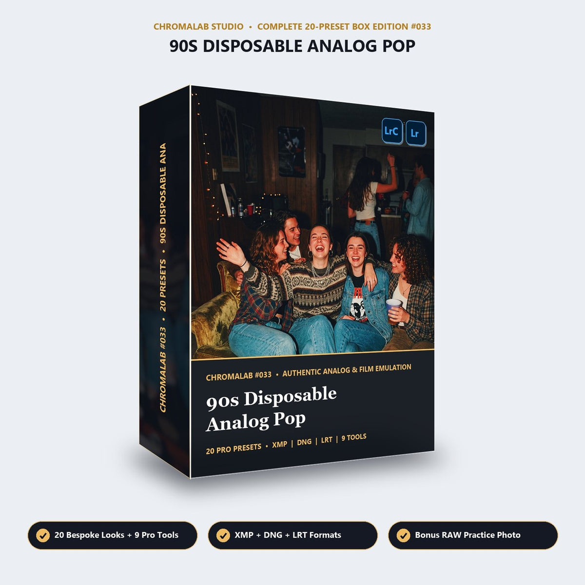 90s Disposable Analog Pop - 3D Software Box