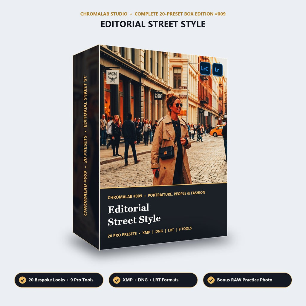 Editorial Street Style - 3D Software Box