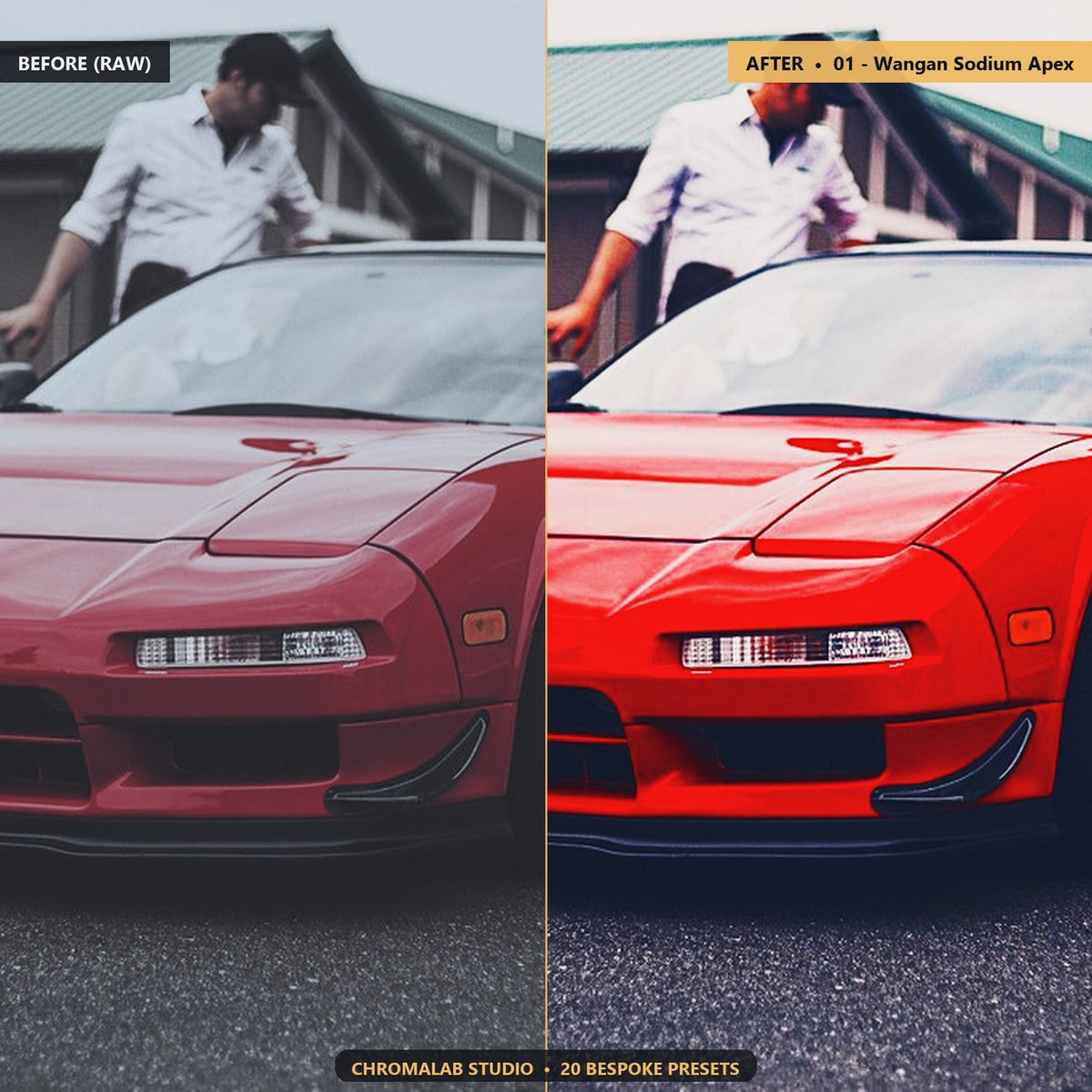 JDM Night Meets Street Drift - Before & After Split