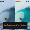 Surfing Ocean Wave Action — 20 Lightroom Presets (Mobile & Desktop) - Cover