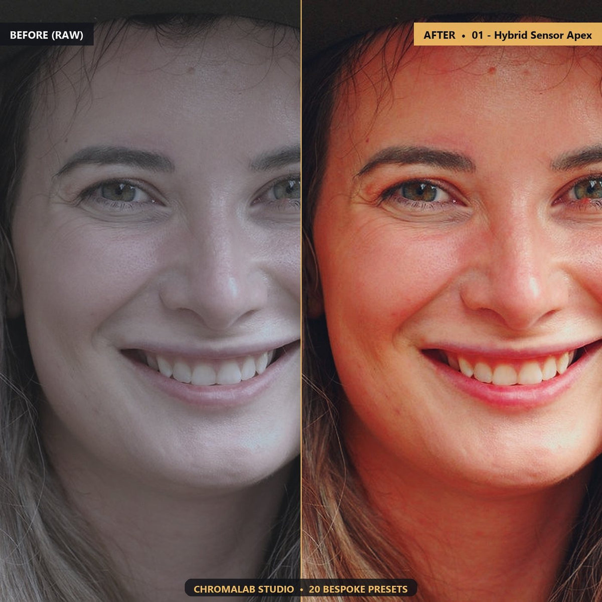 Universal Dual Format Master - Before & After Split