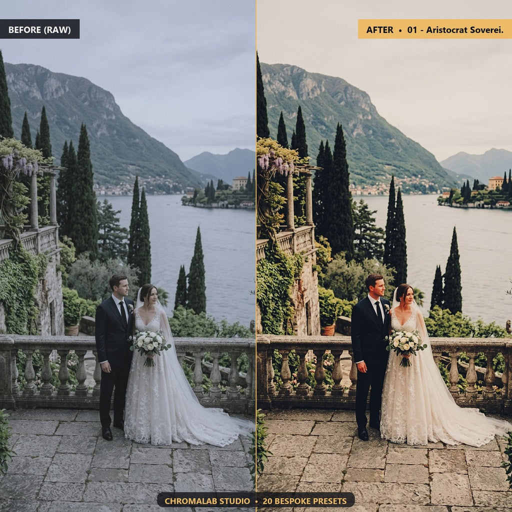 European Castle Villa Romance - Before & After Split