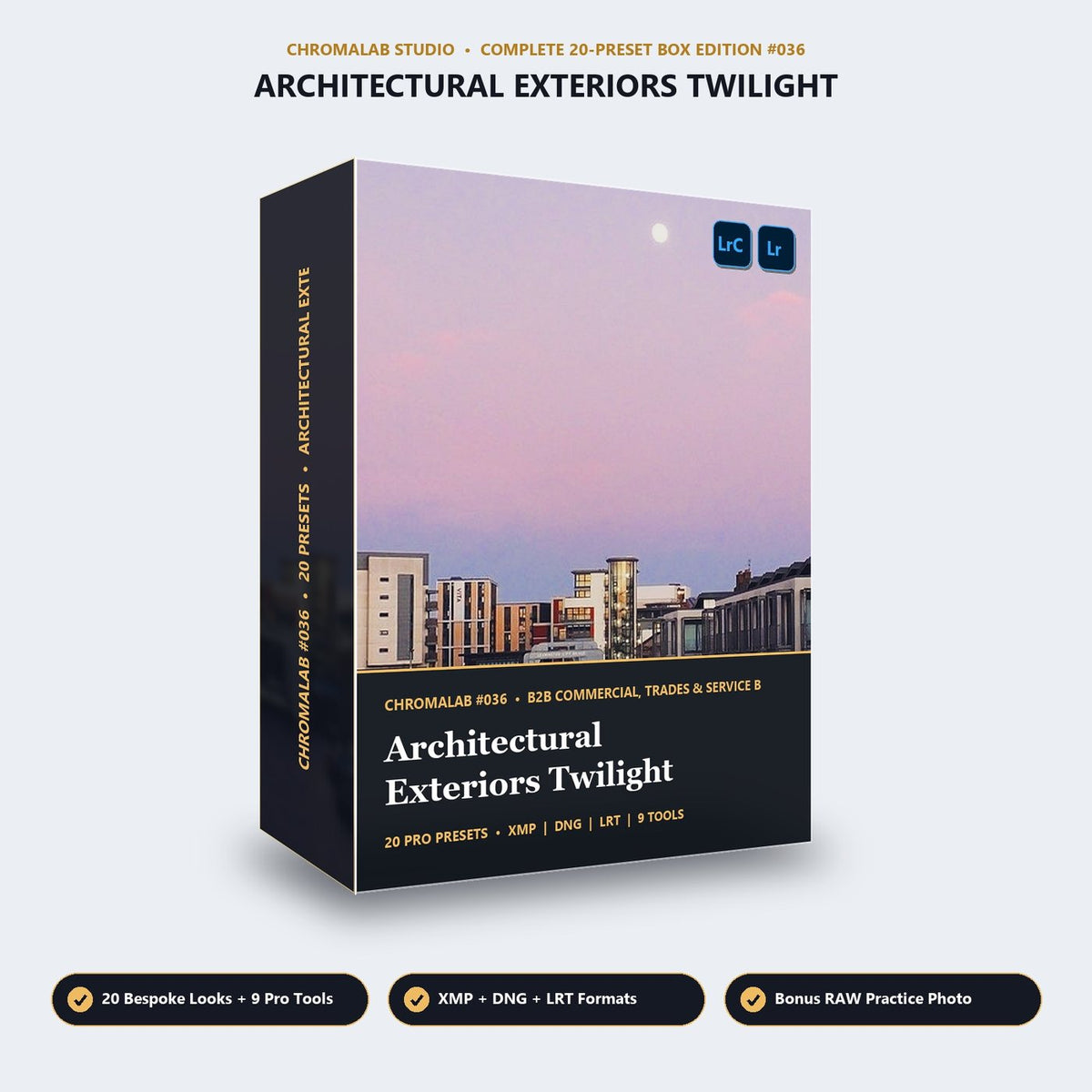 Architectural Exteriors Twilight - 3D Software Box