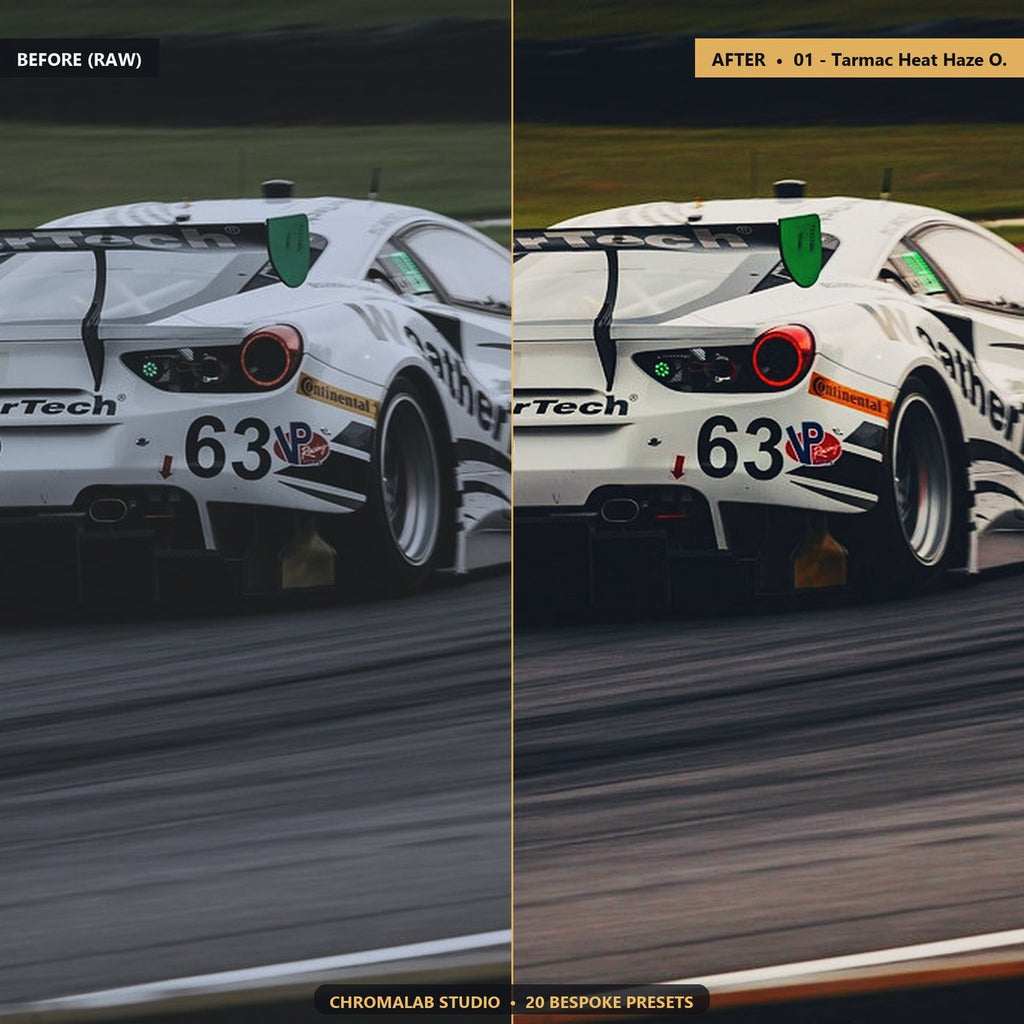 Motorsport Track Racing - Before & After Split