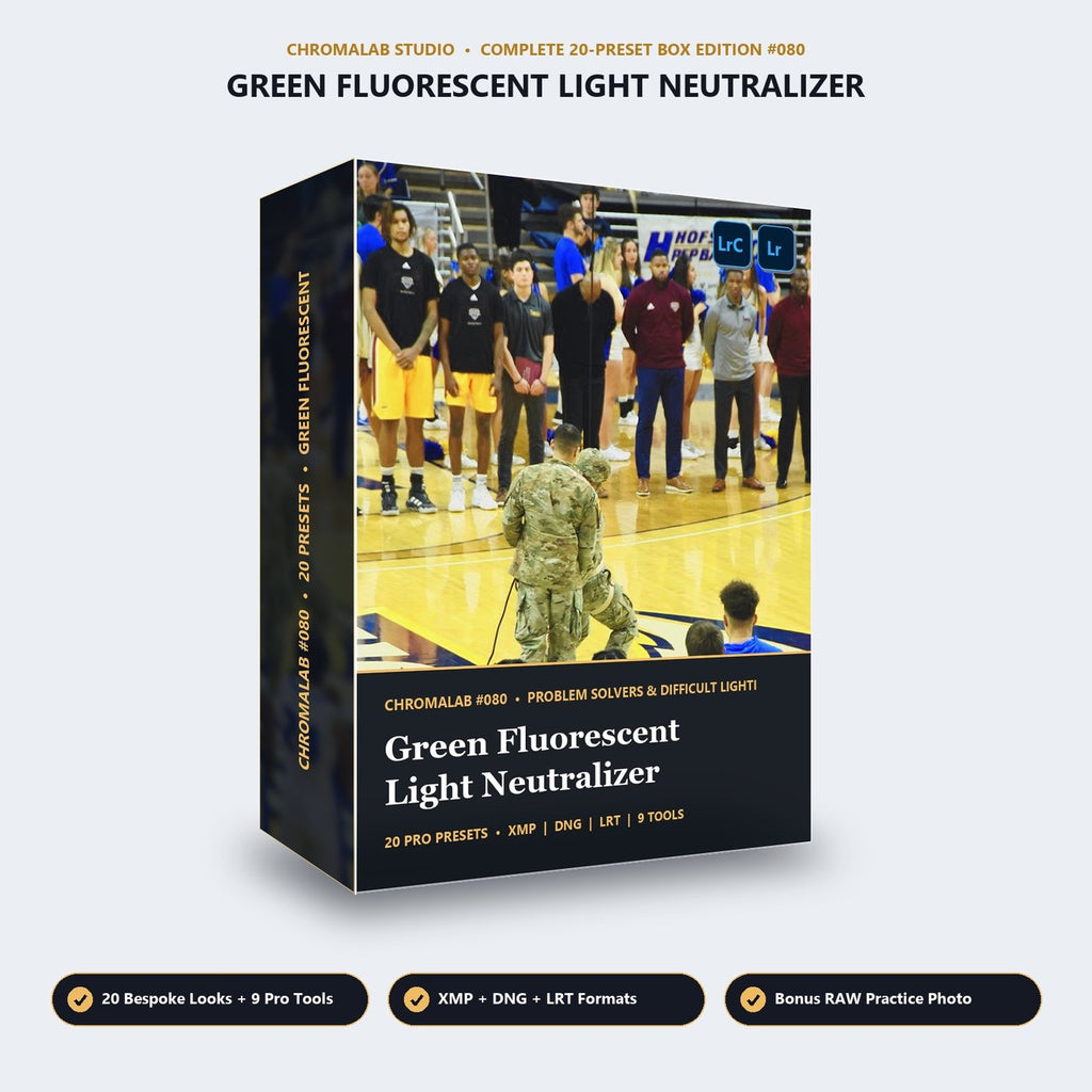 Green Fluorescent Light Neutralizer - 3D Software Box