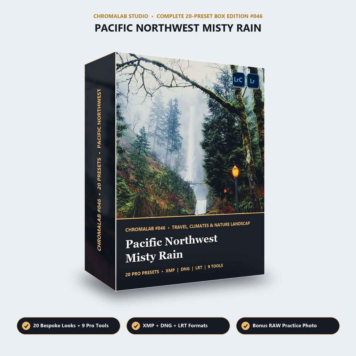 Pacific Northwest Misty Rain - 3D Software Box