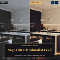 Sage Olive Minimalist Feed — 20 Lightroom Presets (Mobile & Desktop) - Cover