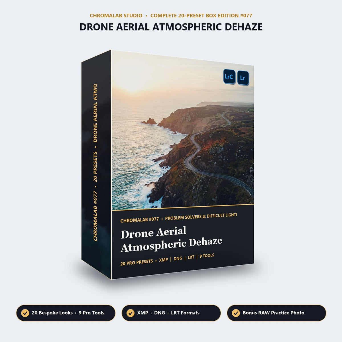 Drone Aerial Atmospheric Dehaze - 3D Software Box