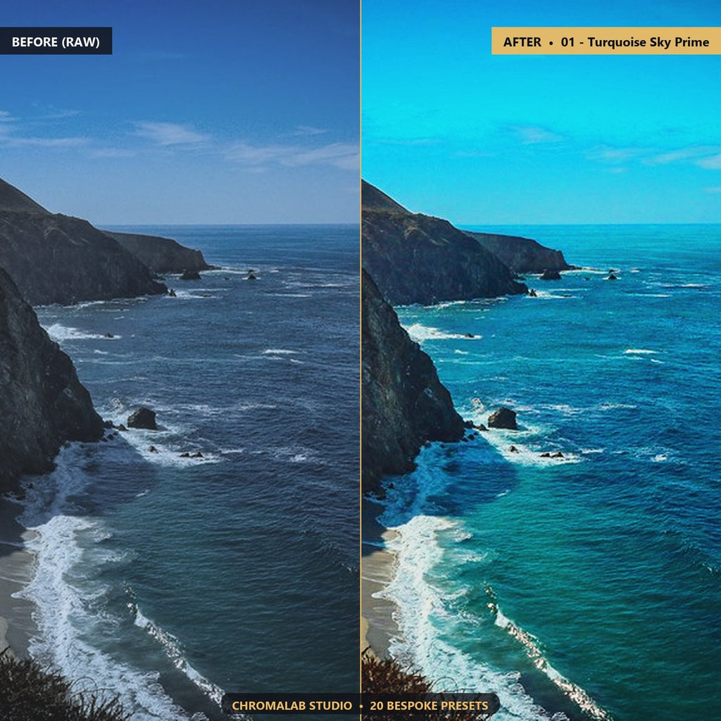 Kodak Ektar 100 Vivid - Before & After Split