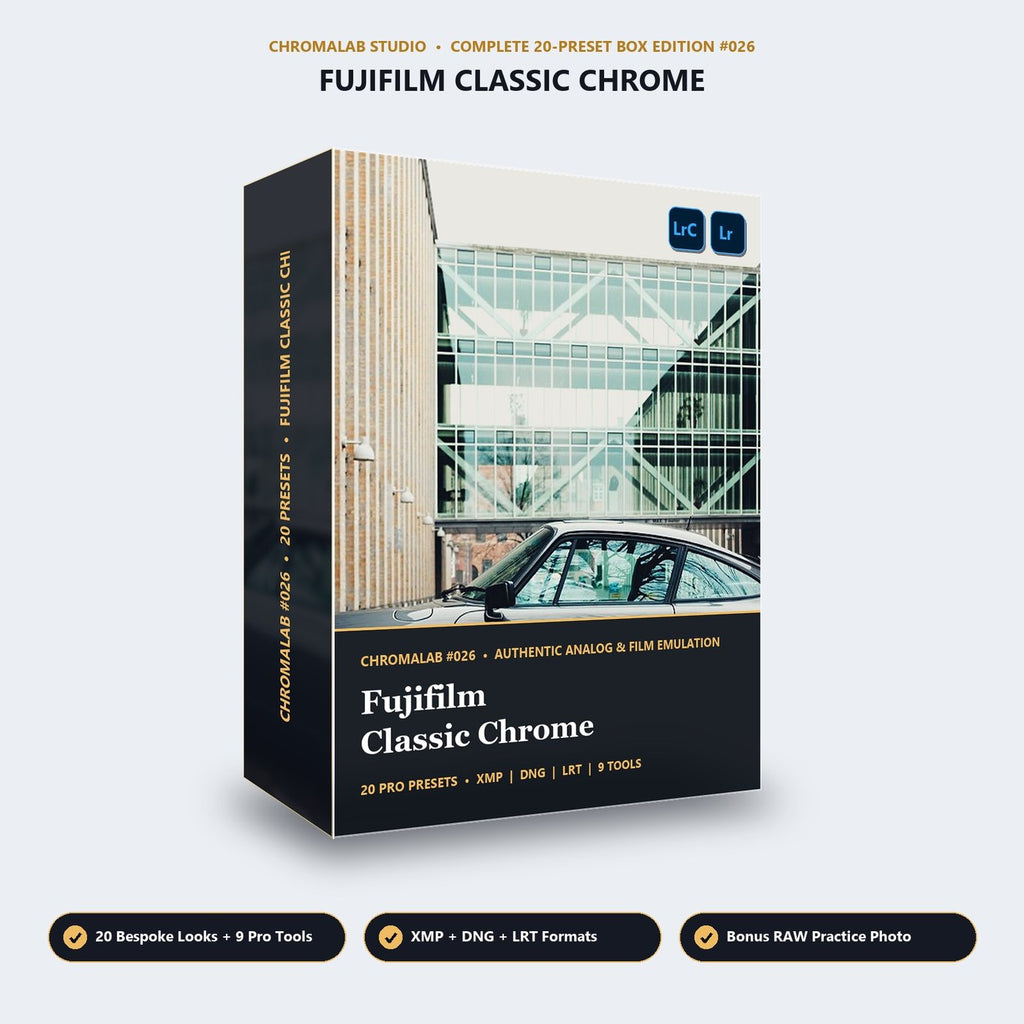 Fujifilm Classic Chrome - 3D Software Box