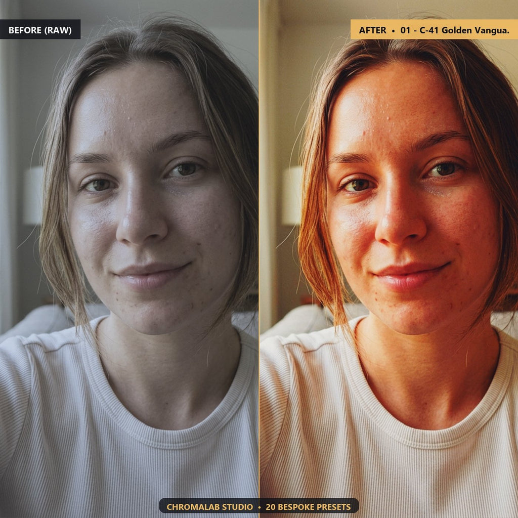Kodak Portra 160 400 - Before & After Split