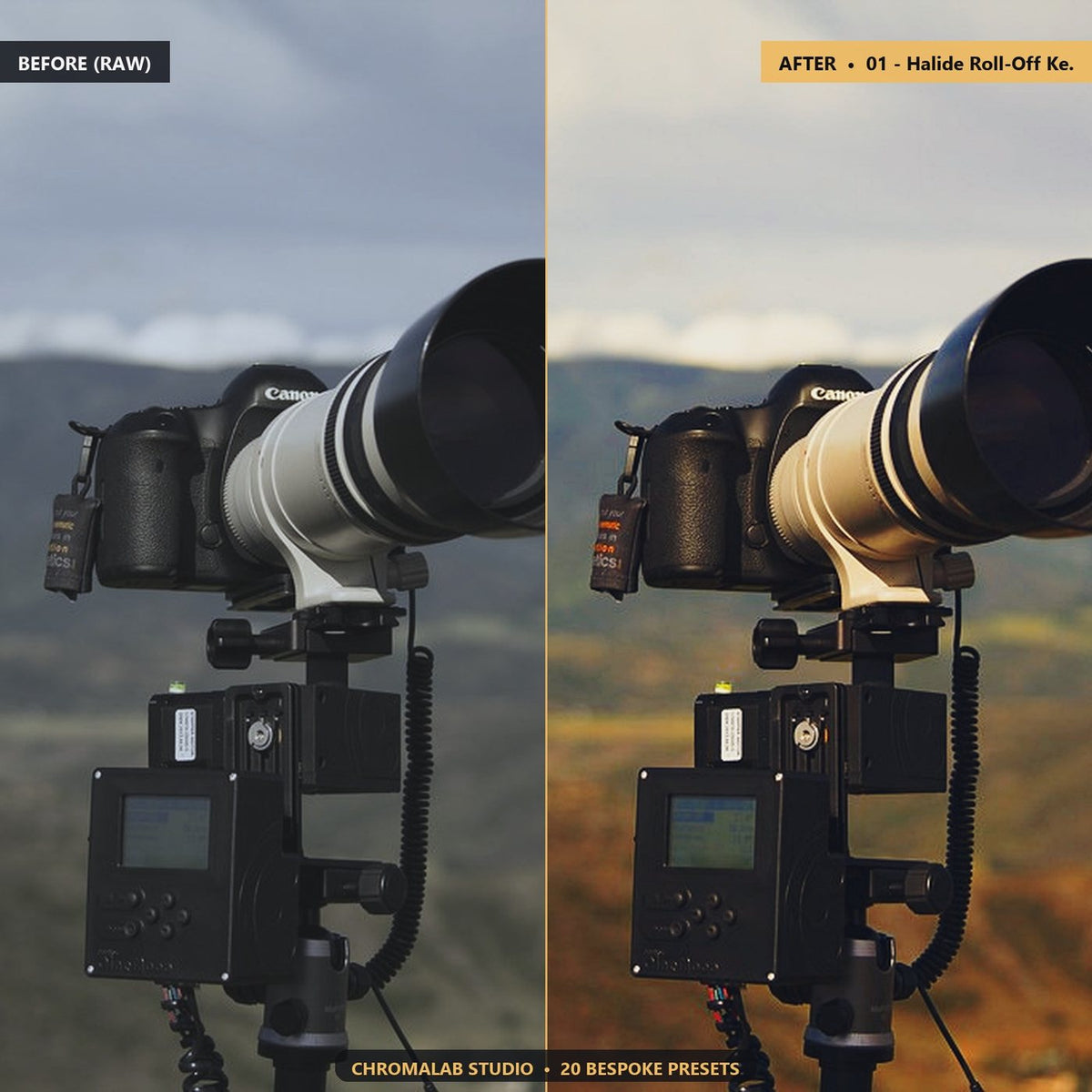 iPhone Apple Log to Film - Before & After Split