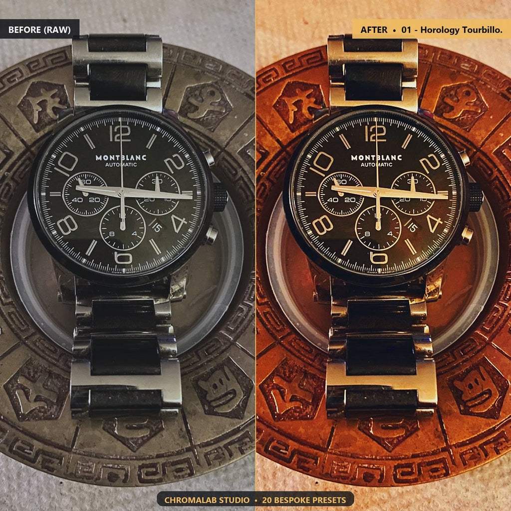 Jewelry Watch Macro Luxury - Before & After Split