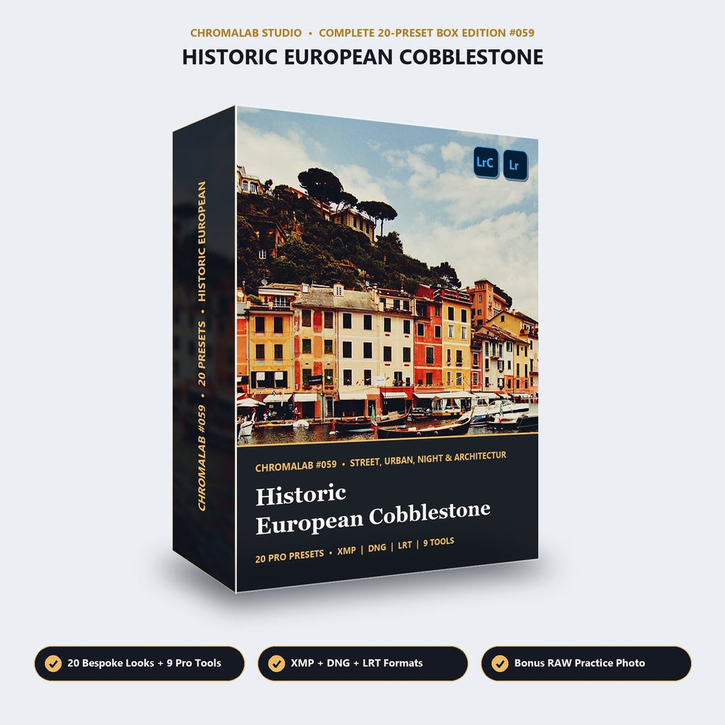 Historic European Cobblestone - 3D Software Box