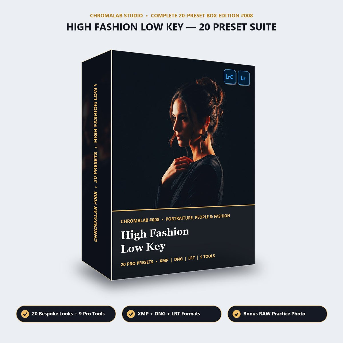 High Fashion Low Key - 3D Software Box