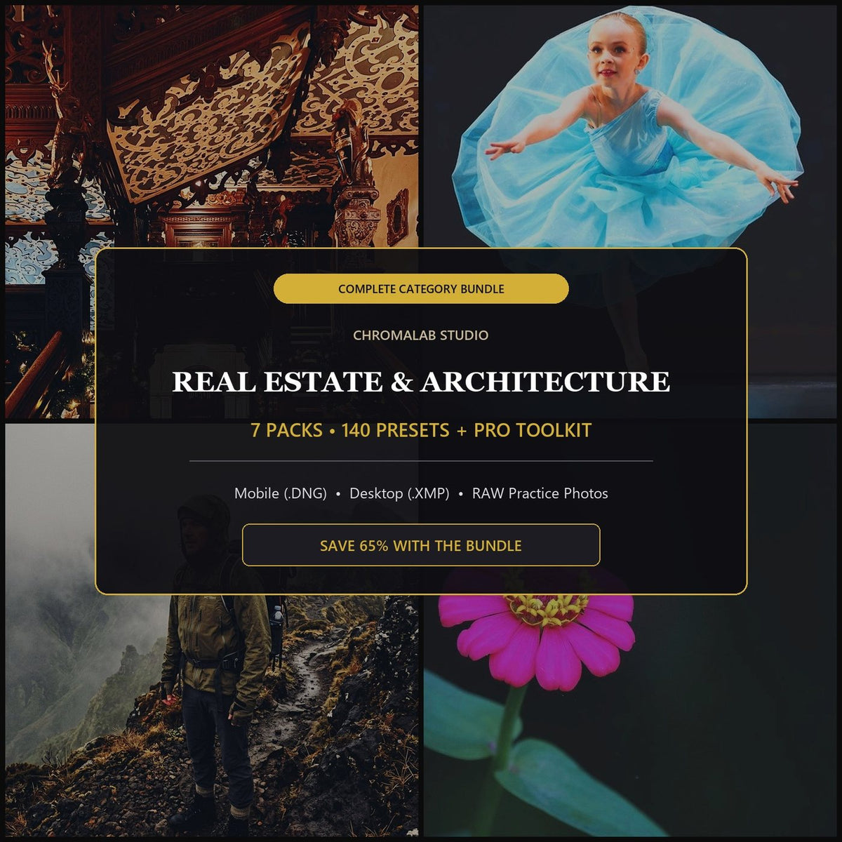 Real Estate & Architecture Master Bundle — 7 Packs (140 Lightroom Presets)