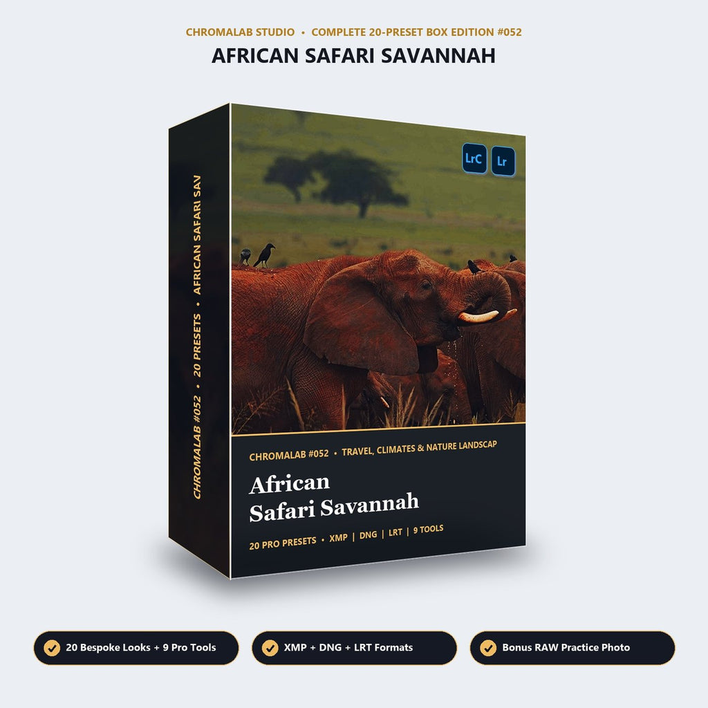 African Safari Savannah - 3D Software Box