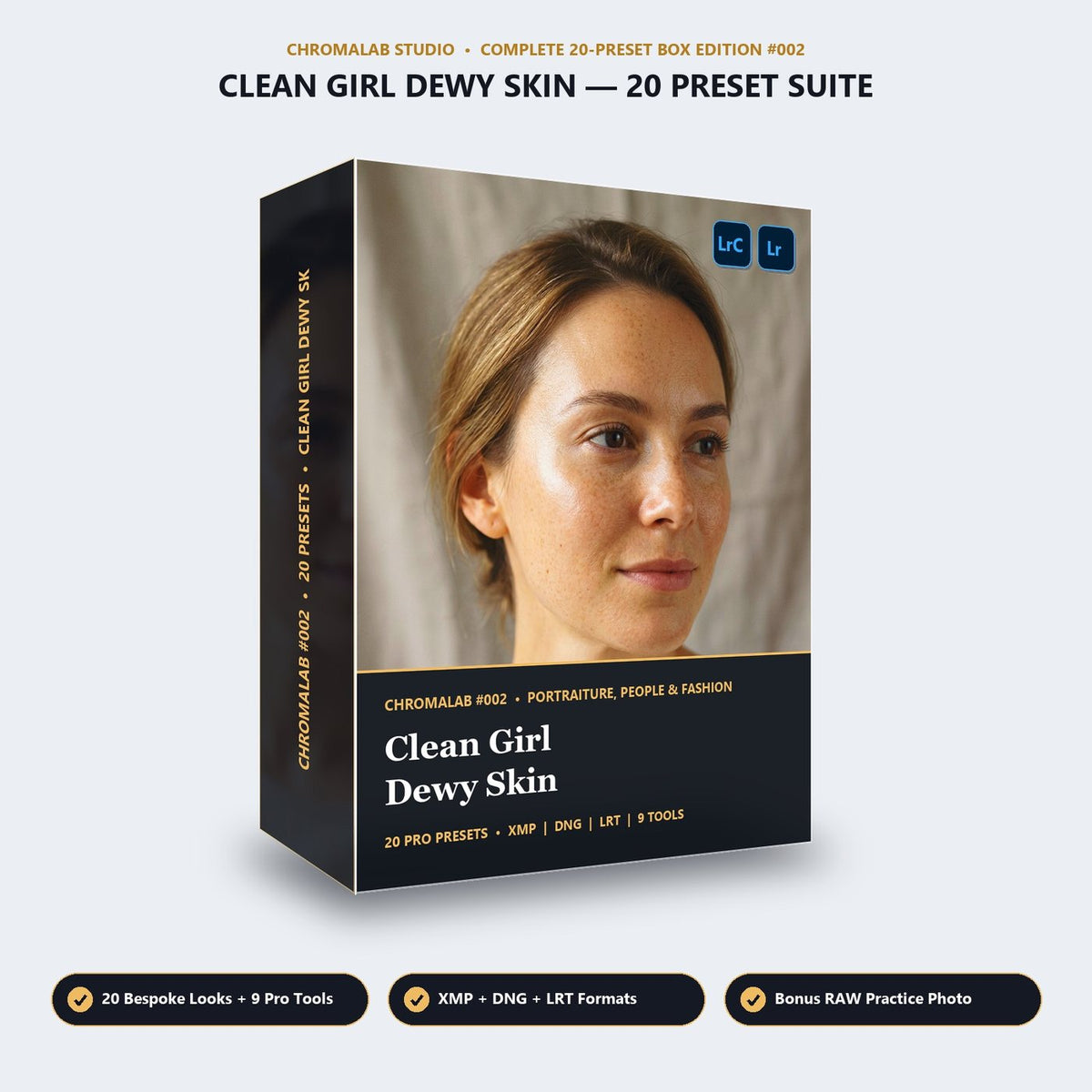 Clean Girl Dewy Skin - 3D Software Box