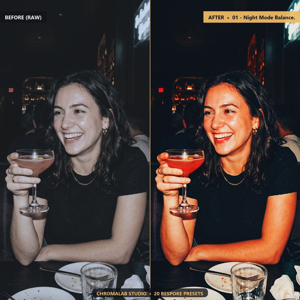 iPhone Harsh Direct Flash Fix - Before & After Split