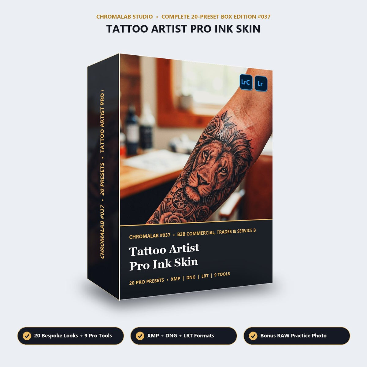 Tattoo Artist Pro Ink Skin - 3D Software Box