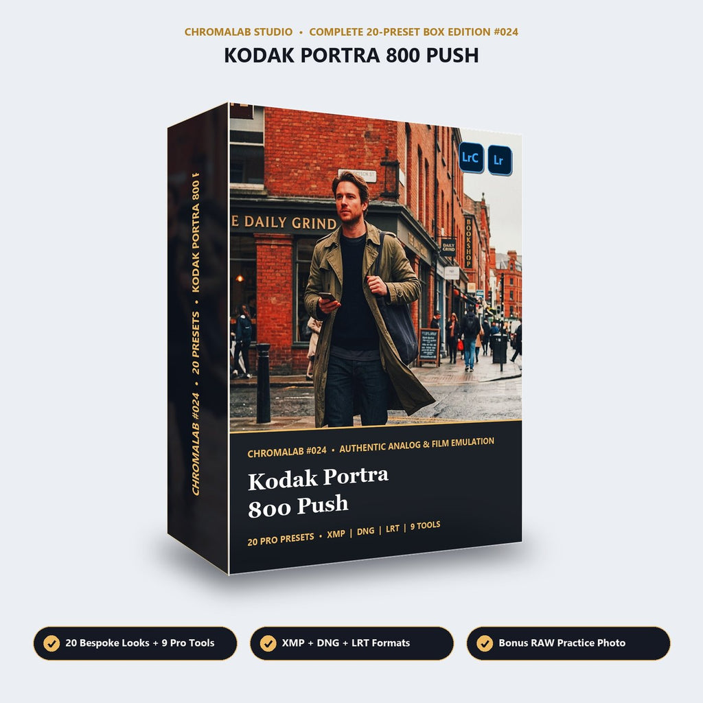 Kodak Portra 800 Push - 3D Software Box