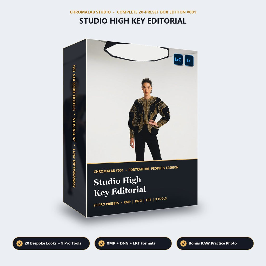 Studio High Key Editorial - 3D Software Box