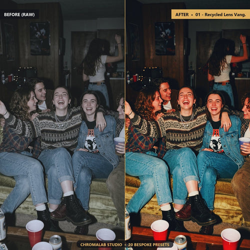 90s Disposable Analog Pop - Before & After Split