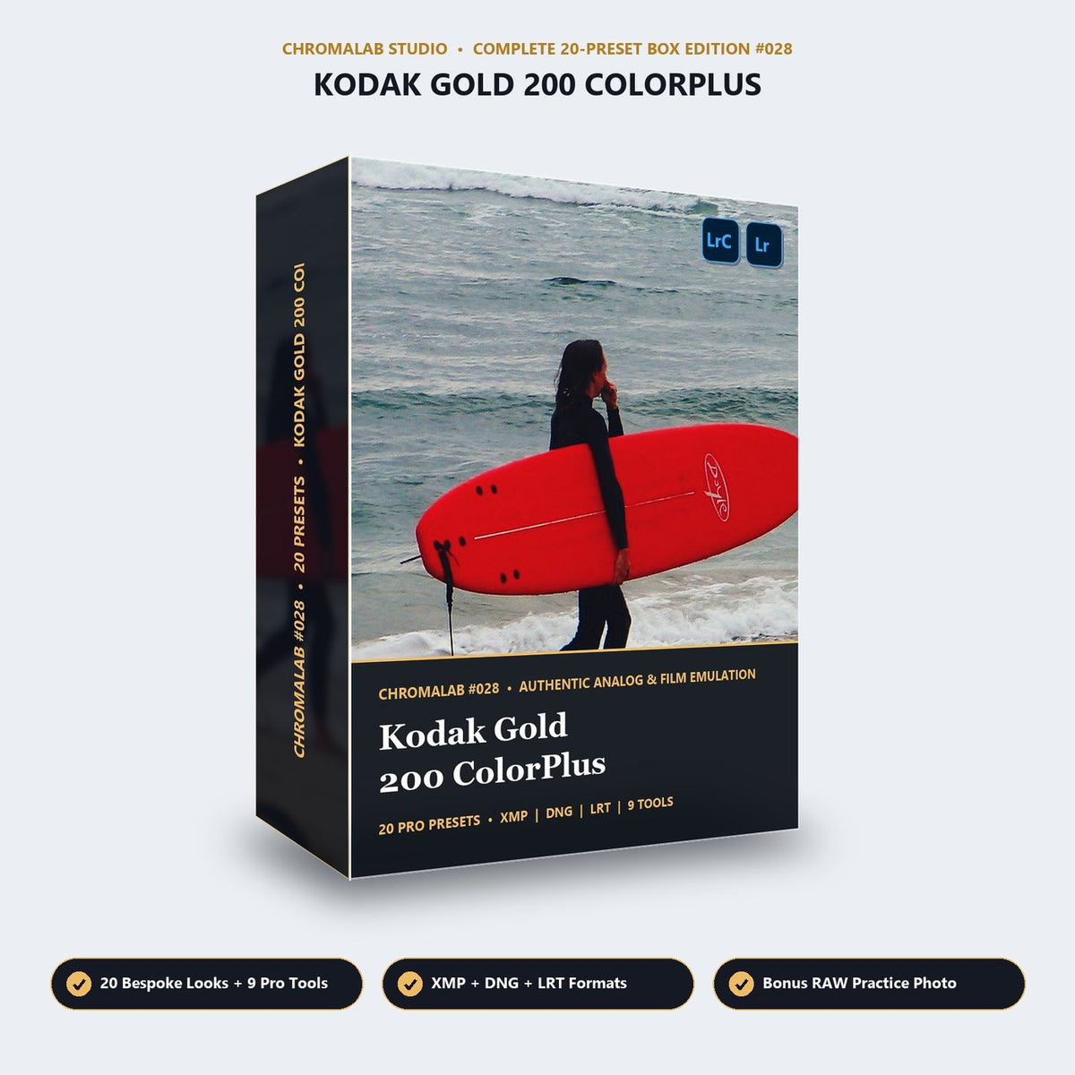 Kodak Gold 200 ColorPlus - 3D Software Box