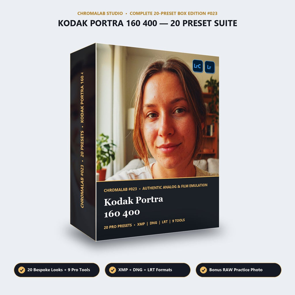 Kodak Portra 160 400 - 3D Software Box