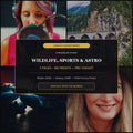 Wildlife, Sports & Astro Master Bundle — 5 Packs (100 Lightroom Presets)