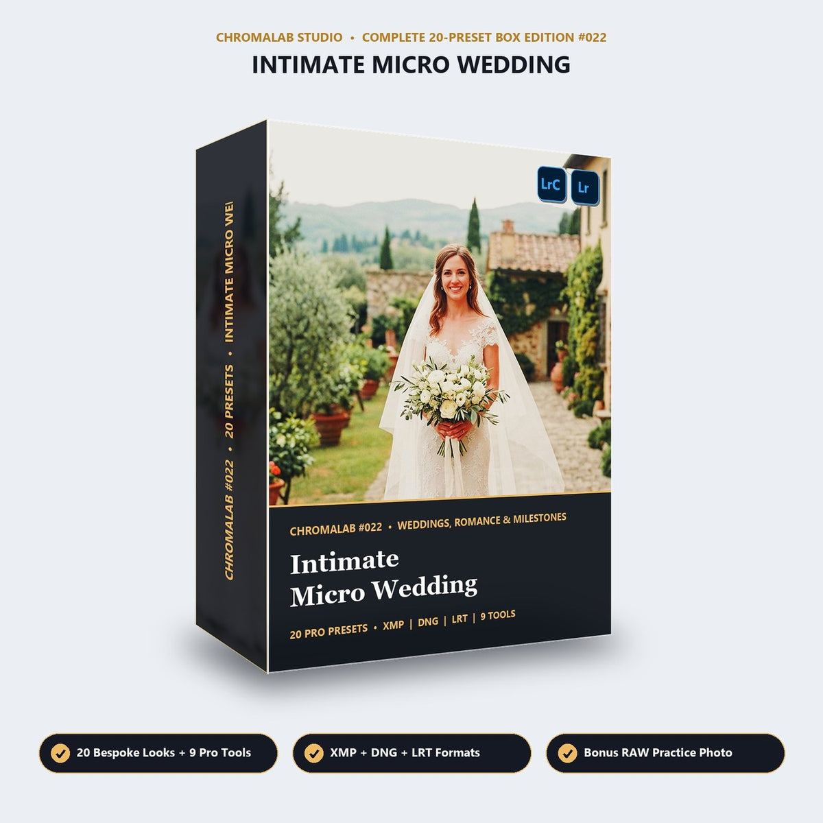 Intimate Micro Wedding - 3D Software Box