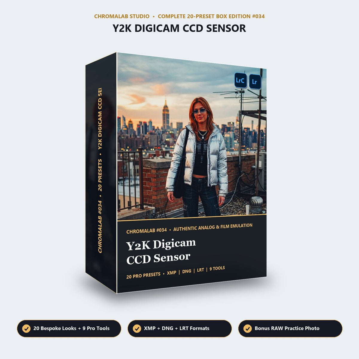 Y2K Digicam CCD Sensor - 3D Software Box