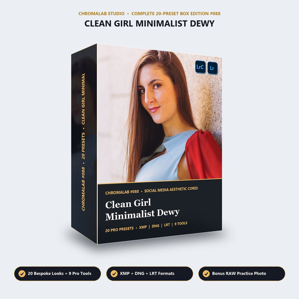 Clean Girl Minimalist Dewy - 3D Software Box