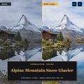 Alpine Mountain Snow Glacier — 20 Lightroom Presets (Mobile & Desktop) - Cover